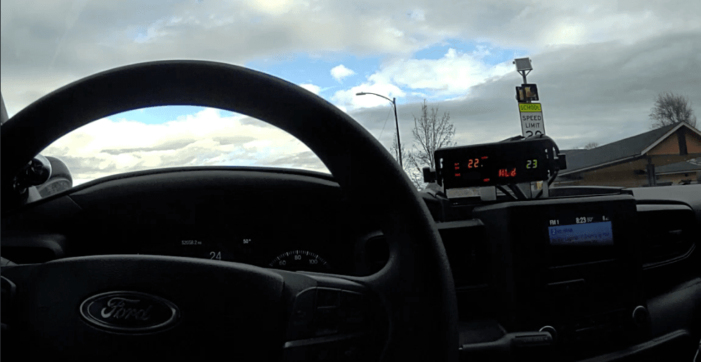 Dashcam footage